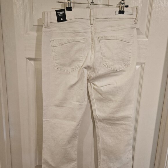 EXPRESS WOMEN'S JEANS SIZE 8 CROPPED LEGGINGS - Picture 2 of 3